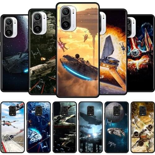Cool Star Space Ship Wars Smartphone For Xiaomi Redmi Note 10 9 9T 9S 8 8T 7 Pro Max TPU Cover Soft Fundas Shell