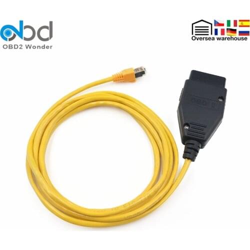 ESYS ENET Data Cable For BWM E-SYS ICOM Coding Ethernet to OBD Interface Car Diagnostic Cable For BMW F-series ENET Data Tool