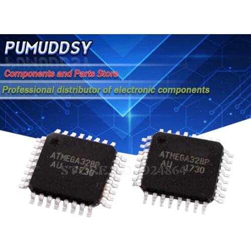 2PCS ATMEGA328P-AU QFP ATMEGA328-AU TQFP ATMEGA328P MEGA328-AU SMD new and IC