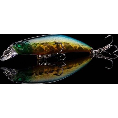 WALK FISH 1PCS 6.5cm 4.1g Fishing Lures Floating Laser Minnow Fishing Bait Aritificial Hard Bait Crankbait Wobblers Fish Pesca