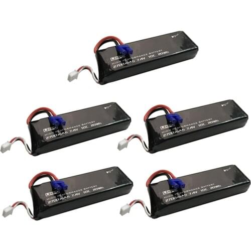 Hubsan H501S H501C H501A H501M 7.4V 2700mAh 10C Battery 5pcs Set For Hubsan H501S Drone RC Quadcopter
