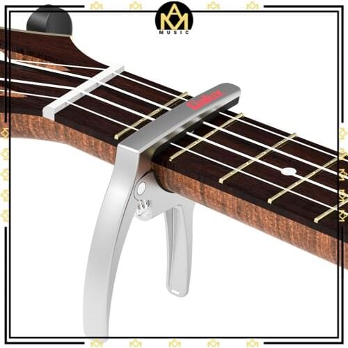 Durable Mental Capo Ukulele Capo 4 Strings Ukulele Hawaii Guitar Capo Galux GC-500U Capo Silver Capo