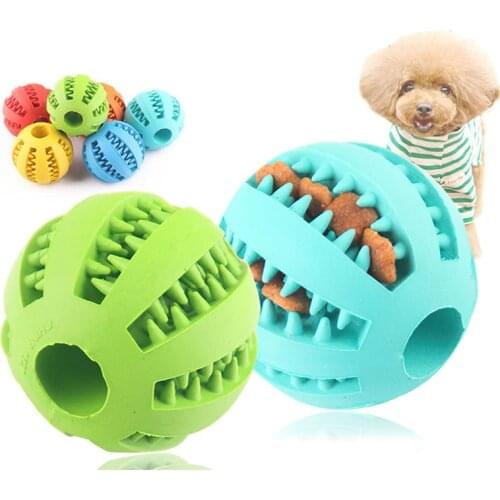 Dog Chew Ball Toy Toothbrush Non Toxic Rubber Dog Puppy Funny Pet Puppies Large Dogs Tooth Cleaning Snack Pet Products