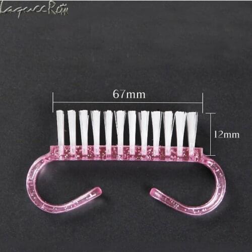 5Pcs/Set Cleaning Nail Brush Set Tools Acrylic Nail Art File Care Manicure Pedicure Remove Dust Small Angle Gradient Cleaner