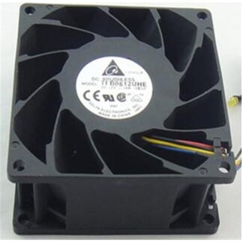 Original Delta TFB0812UHE DC 12V 2.34A 8038 8CM PWM Server Temperature Control Violent Cooling Fan