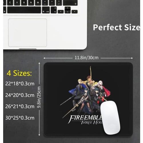 Fire Emblem : Three Houses-House Leaders & Byleth ( Male Female ) Mouse Pad DIY Print Fire Emblem