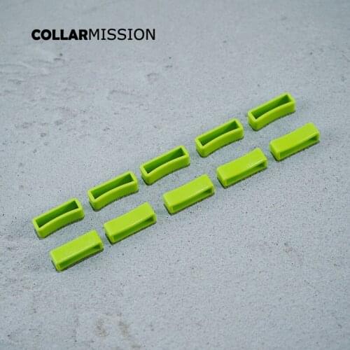 Color adjustable rectangular plastic slider for dog collar dog leash parts 20mm light green SK20SJ08