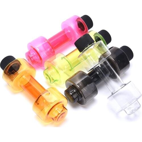 Sport Water Bottle Body Building Water Dumbbell Fitness Gym Shaker Dumbbell Shape Drinking Jug Cup Plastic Bottle