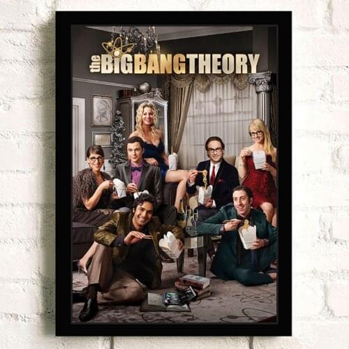 The Big Bang Theory TV Movie Quality Wall Home Decor Canvas Painting Art Nordic Decoration Hotel Bar Cafe Living Room Poster