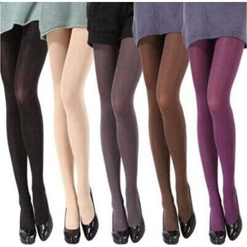 Spring Autumn Sexy Pantyhose Women Girl Thin Section New Look Slimmer Seamless Solid Panty Stockings Free Size High Quality