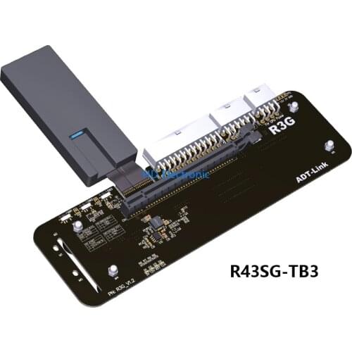 Graphics card external PCIe x16 Thunderbolt 3 PCI-e 16x TB3 extension cable PCI-Express eGPU Adapter notebook itx stx nuc