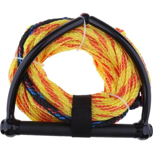 Water Ski Rope Tow Harness Leash Cord Line with Handle Grip for Wakeboard /Kneeboard Surfing