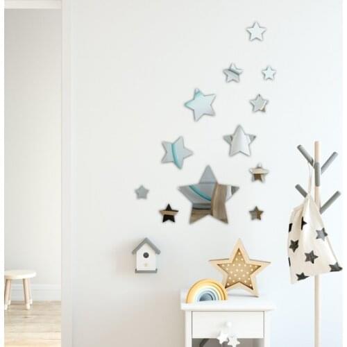 Wonderful Group Star mirror Plexi Wall Decor mirror зеркало espejo miroir decorative objects