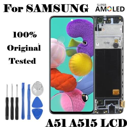 LCD-Screen OEM For Samsung Galaxy A51 LCD A515 A515F A515F/DS A515FD Display Touch Screen Digitizer Replacement display screen