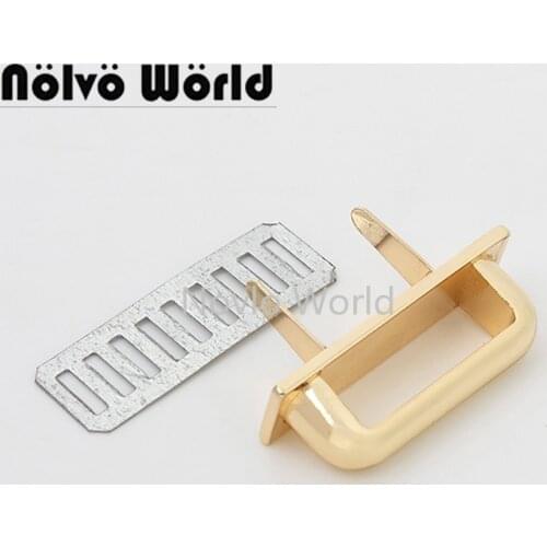 5-20-100 pieces 25*8mm inside 5 colors metal arch bridge for woman purse strap connector zinc alloy u-shape bag accessories