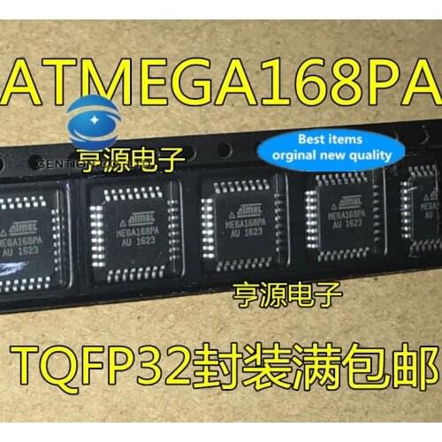 5PCS ATMEGA168PA-AU ATMEGA168V-10AU ATMEGA168PB-AU QFP32 in stock 100% new and original