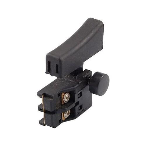 AC 250V 8A 5E4 Plastic SPST Lock on Circular Saw Trigger Switch