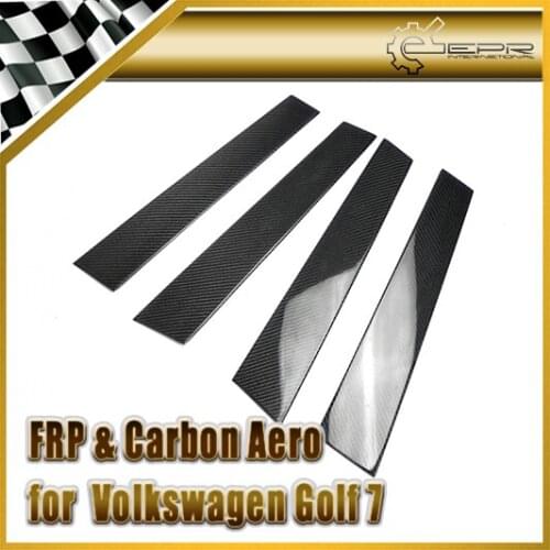 Car Styling For VW VW Golf 7 GTI/TSI Carbon Fiber B Pillar (4pcs)