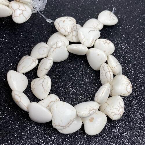 1Strand 8/10/12mm Heart Shape Turquoises Beads Loose Spacer Seed Bead for DIY Jewelry Making Necklace Bracelet Accessories