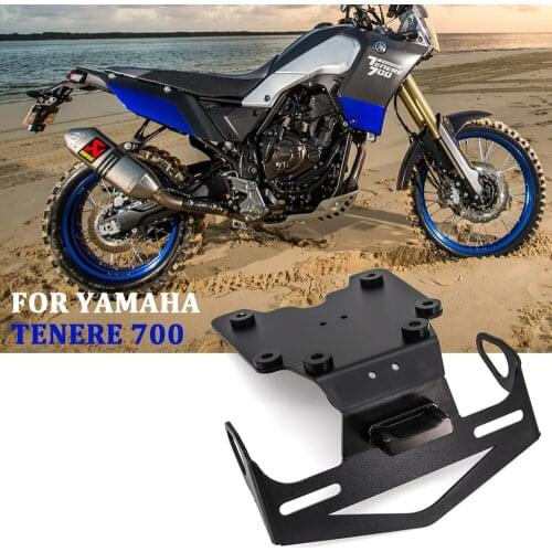 Motorcycle Rear License Plate Holder Tail Tidy LICENSE PLATE ELIMINATOR with For Yamaha TENERE 700 2019-2021