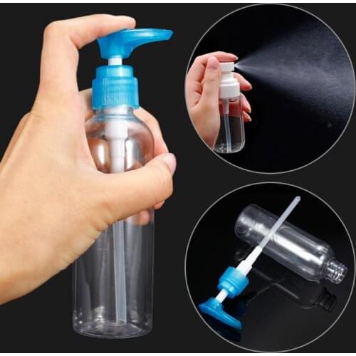 100ml Travel Transparent Plastic Perfume Atomizer Empty Spray Bottle Mini Refillable Container Empty Cosmetic Containers