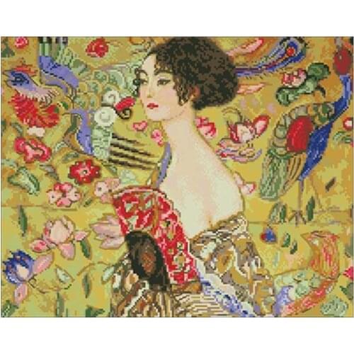 Peacock beauty patterns Counted Cross Stitch 11CT 14CT 18CT DIY Chinese Cross Stitch Kits Embroidery Needlework Set