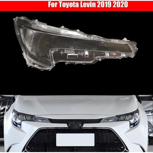 Car Headlight Cover for Toyota Levin 2019 2020 Headlamp Lens Replacement Auto Shell