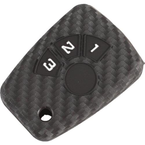 Kutery 10PCS For Chevrolet Captiva 2017 Spark Onix Volt Aveo Sonic 4 Buttons Carbon Silicone Smart Remote Car Key Case Cover