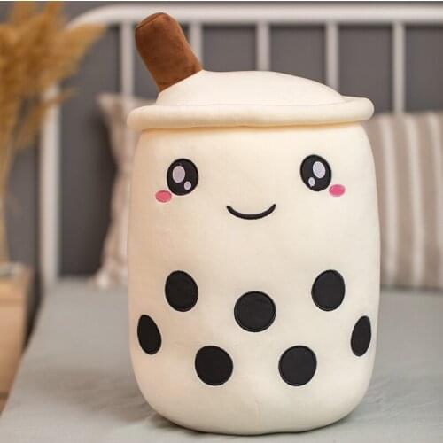 24 / 35 / 50 / 70cm Cute Bubble Milk Tea Plush Toy Soft Cotton Cartoon Doll A Good Birthday Gift For Children