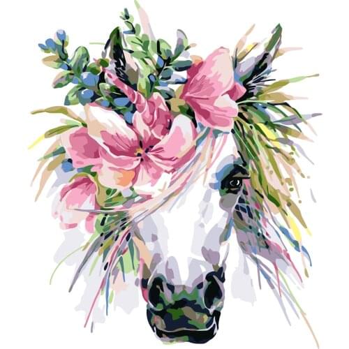 Vicissitude Great 40x50cm No Frameless Painting By Numbers Animals On Canvas Pictures By Numbers Home Decoration Diy Style