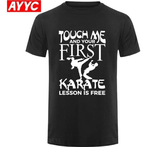 New Brand Clothing Print Funny T shirt Karate Teacher Martial Art Gift T Shirts Hip Hop Short Sleeve Tees Tops