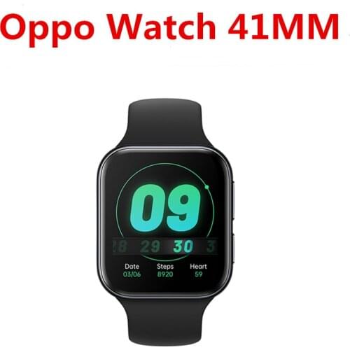 Original Oppo Watch 41MM 46MM eSIM Mobile Phone AMOLED Screen Snapdragon 2500 & Apollo 3 1GB RAM 8GB ROM GPS Waterproof VOOC
