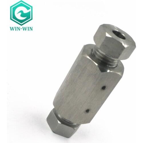 Waterjet Parts HP Stainless Steel Coupling Assembly 10078145 Straight Reducer Coupling 1/4 in. Female to 9/16 in. Female