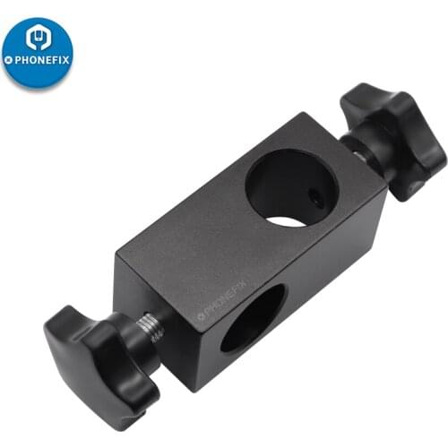 Trinocular Microscope Stereo Camera 360 Universal Multi-Axis Adjustment Metal Arm Bracket Diameter 25mm Connection Adapter