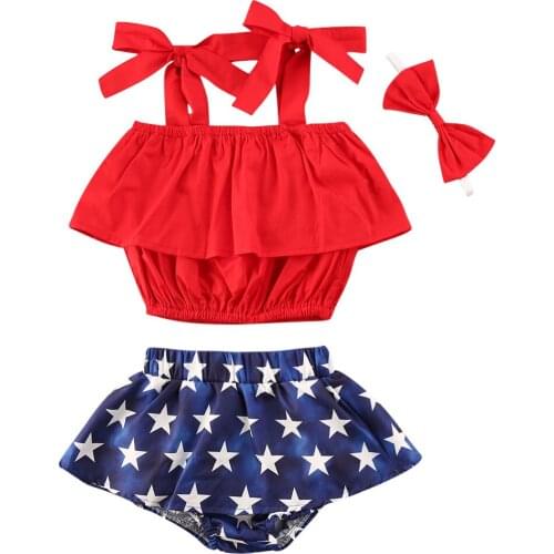 Baby Girls Sling Cropped Top + Printed Skirt Set Kids Fashion Summer Sleeveless Outfits Two-piece