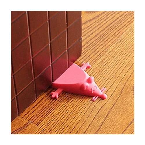 Cartoon Cute Animal Mouse Shape Silica Gel Door Stopper Baby Safety Supplies soft Good for Baby Children Kids