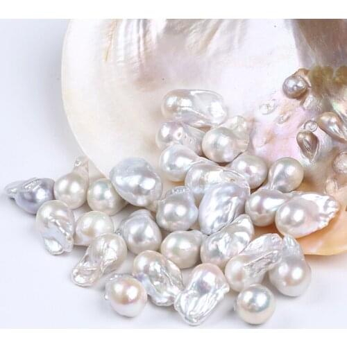 Good Quality Baroque Pearl Loose Bead 13-18mm Natural White Freshwater Pearl For Jewelry Making