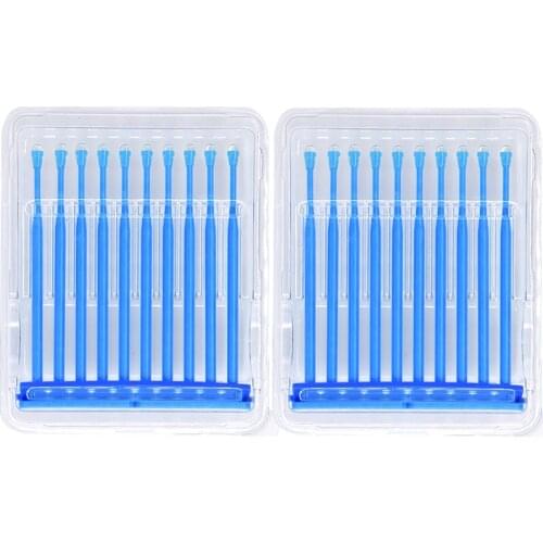 20Pcs Dental Glue Head Applicator Disposable Dental Crown Porcelain Veneer Bonding Rod