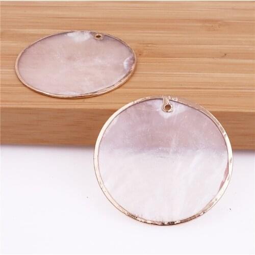 5Pcs Wholesale Natural Freshwater Shell Stone Loose Beads Charm Pendant Ocean Beach Necklaces Jewelry Accessories