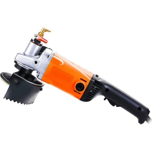 Solid Water Mill High Power Marble Domestic Tile Floor Water Injection Angle Grinder Stone Polishing Machine Adjustable Speed