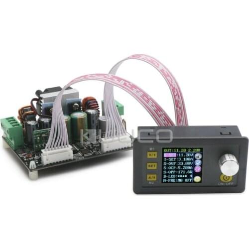 Digital Meter DC6~40V to 0V~32V 5A Adjustable Voltage Regulator 160W Color LCD Digital Controller Buck-Boost Power Supply Module