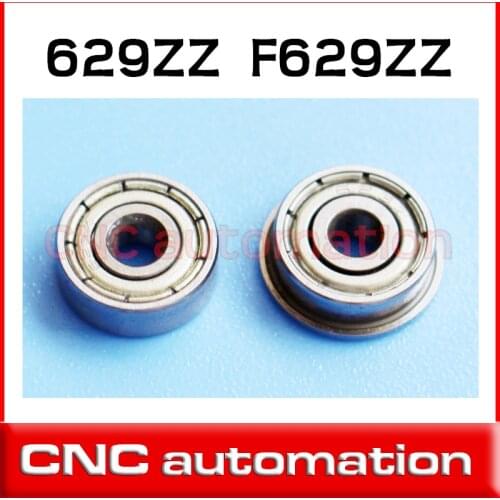 5pcs 629 629Z 629ZZ 9*26*8mm chrome steel deep groove bearing radial F629ZZ 629Z flanged bearing