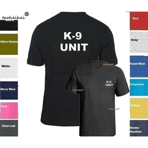 K-9 UNIT T-Shirt Poice Duty K9 Shirt - Two Sides Print SZ S-5XL