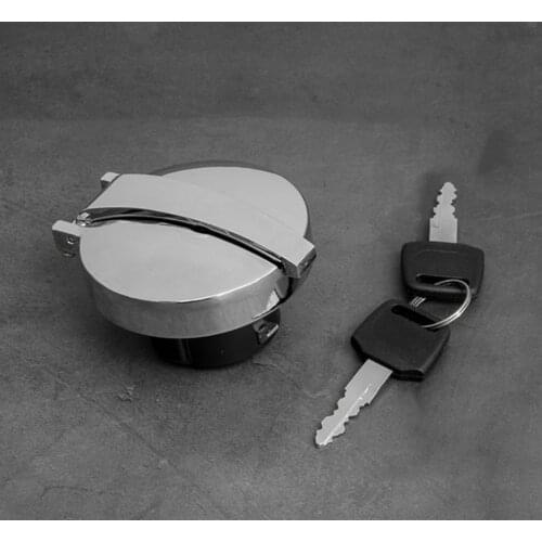 Cafe Racer Motorcycle Custom Gas Fuel Tank Cap Cover Lock Vintage For GN125 MASH125 MASH250 MUTT125
