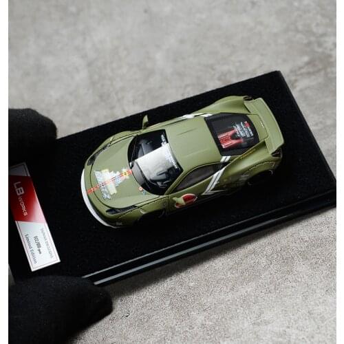 LBWK 1:64 Ferrari458 LB Wide Body Zero War Camouflage Limited Collector Edition Metal Diecast Model Toy Gift