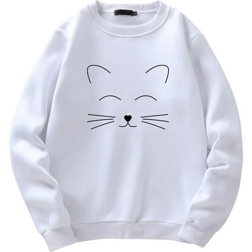 LUCLESAM 2021 Men Cotton Cat Anime Sweatshirt Male 12 color Casual Round Neck Pullover polerones de hombre moletom masculino