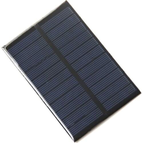 BUHESHUI 1.8W 5.5V Solar Cell Solar Panel DIY Solar Charger Polycrystalline Solar Module For Battery 123*83MM 2pcs Free shipping