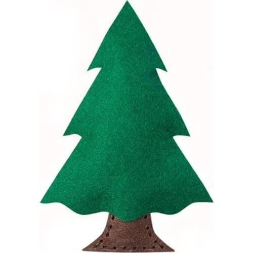 2021 New Christmas Tree Wooden Cutting Die Wall Ideas Decorations Knife Mold Cutter