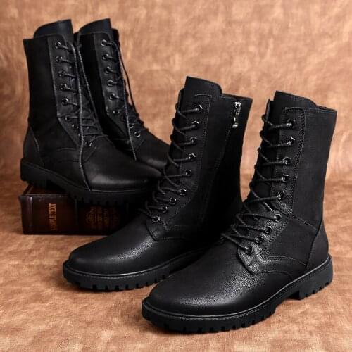 Shoe new mens man shoes mens boots male hot Casual fashion slip Sneaker flat leather sport 2020 sports sale for men leisure on