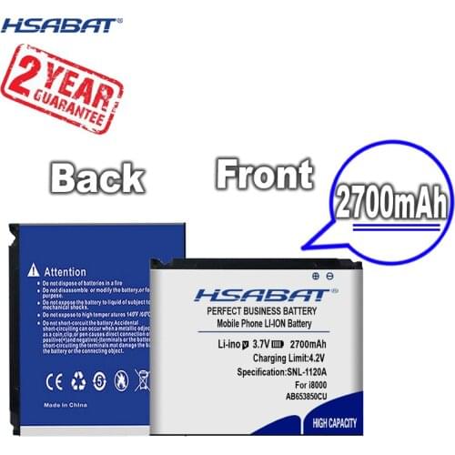 New Arrival [ HSABAT ] AB653850CU Battery for Samsung SCH-i220 SCH-i225 SGH-i627 SPH-D720 SPH-A850 SGH-T939 GT-I9020 GT-I8000